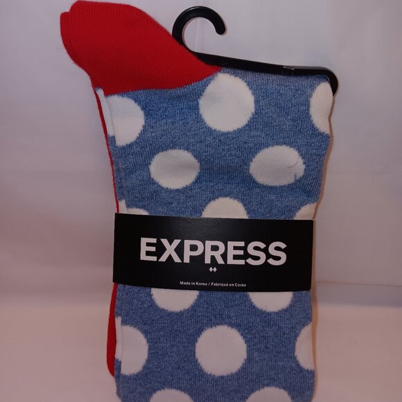 EXPRESS  POLKA DOT SOCKS - Picture 1 of 5